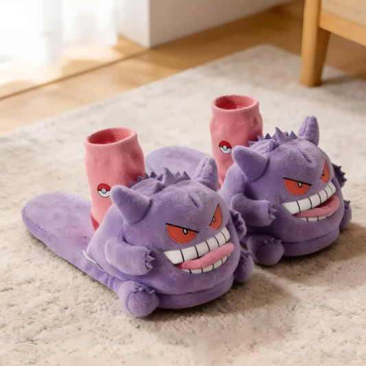 Gengar Slippers with Tongue