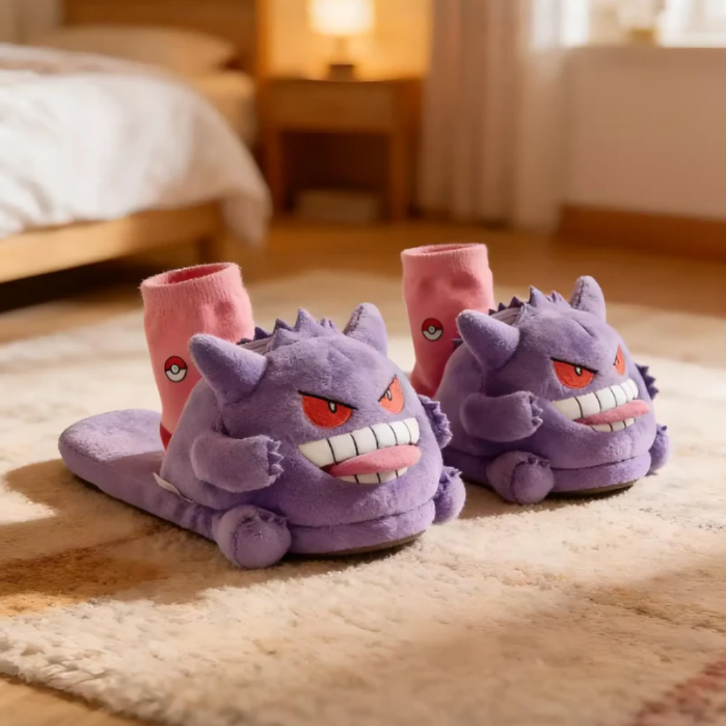 Gengar Slippers with Tongue